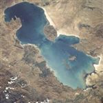 نیمه جنوبی دریاچه ارومیه تا 12 ماه دیگر خشک می‌شود