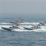 عملیات غافلگیرانه مبارزه با قاچاقچیان صیددر سواحل لاریم برگزار شد